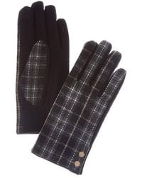 Brooks Brothers - Knit Plaid Wool-blend Gloves - Lyst