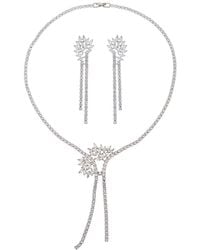 Eye Candy LA - Luxe Collection Cz Necklace And Earrings Set - Lyst