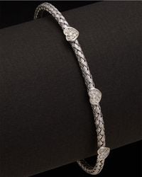 Meshmerise - 18K Over 0.15 Ct. Tw. Diamond Bangle Bracelet - Lyst