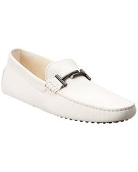 Tod's Gommino Leather Loafer - White