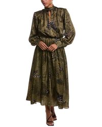Ronny Kobo - Silk-Blend Anora Dress - Lyst