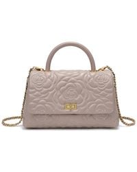 Tiffany & Fred Paris - Quilted Large Leather Satchel - Lyst