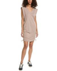Project Social T - Twilight Double V Shirred Washed Mini Dress - Lyst