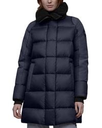 Canada Goose - Altona Label Leather-Trim Down Parka - Lyst