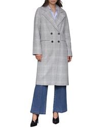 Avec Les Filles - Relaxed Double Face Walker Coat - Lyst