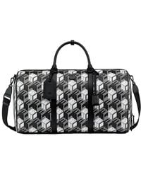 MCM - Cubic Monogram Coated Canvas Duffel Bag - Lyst