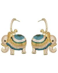 Eye Candy LA - The Luxe Collection Cz Drop Earrings - Lyst