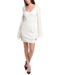 Michael Kors - Bell-sleeve Wool-blend Minidress - Lyst