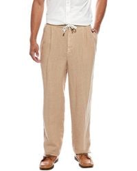 Brunello Cucinelli - Linen Relaxed Fit Pant - Lyst