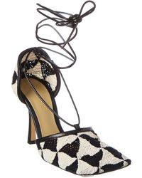 Bottega Veneta - Stretch Leather-trim Sandal - Lyst