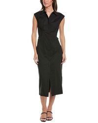 Kenneth Cole - Midi Shirtdress - Lyst