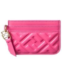 Fendi - Baguette Leather Card Case - Lyst