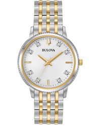 Bulova - Diamond Watch - Lyst