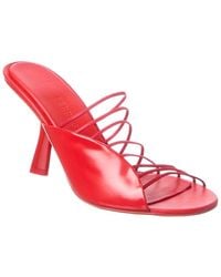 Ferragamo - Altaire Strappy Leather Mule - Lyst