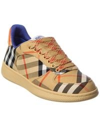 Burberry - Terrace Check Canvas Sneaker - Lyst