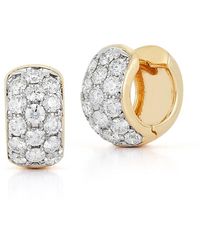 Nephora - 14k 1.00 Ct. Tw. Diamond Huggie Earrings - Lyst