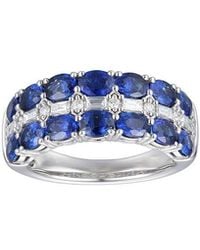 Gregg Ruth - 14K 3.48 Ct. Tw. Diamond & Sapphire Ring - Lyst