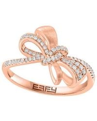 Effy Fine Jewelry - 14K Rose 0.20 Ct. Tw. Diamond Ring - Lyst