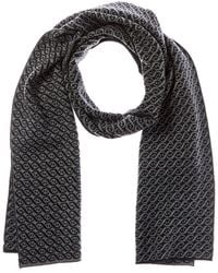 Portolano - Jacquard Wool Scarf - Lyst