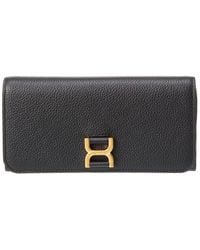 Chloé - Marcie Long Leather Continental Wallet - Lyst