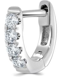 Sabrina Designs - 14k 0.06 Ct. Tw. Diamond Single Huggie Earring - Lyst