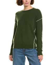 InCashmere - Seam Detail Wool & Cashmere-Blend Pullover - Lyst
