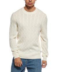 BOSS - Hetico Wool & Cashmere-Blend Crewneck Sweater - Lyst