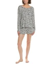 Hue - 2Pc Waffel Pajama Set - Lyst