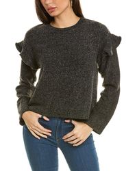 Sol Angeles - Brushed Boucle Flounce Pullover - Lyst