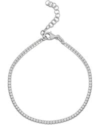 Sphera Milano - 18k Over Silver Cz Bracelet - Lyst