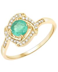 Diana M. Jewels - Fine Jewelry 14k 0.50 Ct. Tw. Diamond & Emerald Ring - Lyst