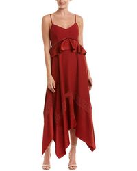 Rachel Zoe Astrid Midi Dress - Red