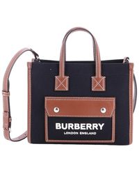 Burberry - Freya Shopping Tote With Mini (authentic Pre-loved) - Lyst