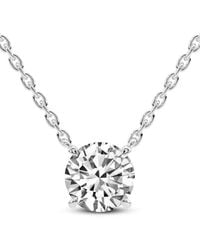 Lab Grown Diamonds - 14K 8.00 Ct. Tw. Lab-Grown Diamond Necklace - Lyst