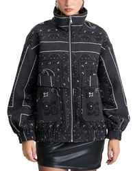 Avec Les Filles - Oversized Bomber Jacket - Lyst