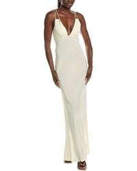 Paris Georgia Basics - Bernie Silk Slip Dress - Lyst