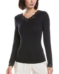 Hanro - Dana V-Neck Top - Lyst