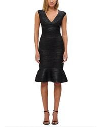 Hervé Léger - The Metallic Sophie Dress - Lyst