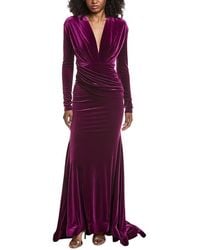 Issue New York - Velvet High-Low Gown - Lyst
