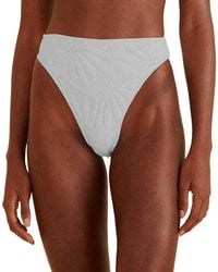 FARM Rio - Off Banana Matelassé Bikini Bottom - Lyst
