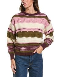 Ichi - Astra Alpaca-Blend Sweater - Lyst