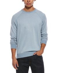 Vince - Birdseye Raglan Wool & Cashmere-Blend Crewneck Sweater - Lyst