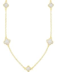 Adornia - Mother Of Pearl Necklace - Lyst