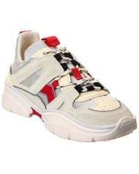 Isabel Marant - Kindsay Mesh & Suede Sneaker - Lyst
