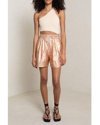 A.L.C. - Ryder Linen Short - Lyst