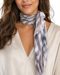 Blue Pacific - Scottish Plaid Cashmere-Blend Neckerchief - Lyst
