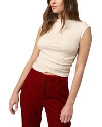 Project Social T - Carine Shirred Side Rib Tank - Lyst