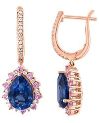 Effy Fine Jewelry - 14K Rose 5.06 Ct. Tw. Diamond & Gemstone Earrings - Lyst