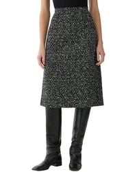 Lafayette 148 New York - Wool-Blend A-Line Midi Skirt - Lyst