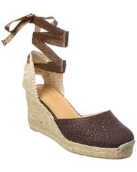 Castañer - Carina Canvas Wedge Sandal - Lyst